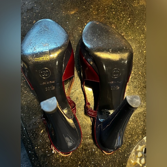 Maroon Chanel Pumps - Picture 4 of 5